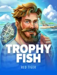 trophy fish slot logo