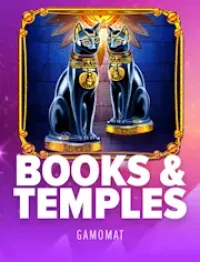 books and temples - logo